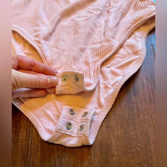 Bodysuit soft pink spaghetti straps - Picture 3 of 8